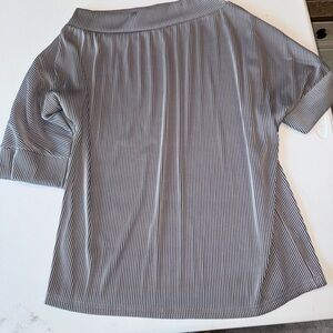 Striped Gray Women's Top